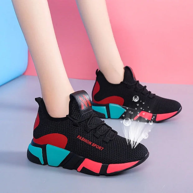 Tenis Feminino 2019 Women Running Shoes Outdoor Breathable Mesh Fitness Fabric Sock Sneakers Female Sport Shoes Chaussures Femme