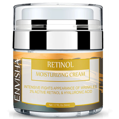 ENVISHA Retinol Moisturizing Cream Deep Hydration Skin Face Care Collagen Hyaluronic Acid Vitamin Anti-wrinkle Aging Whitening