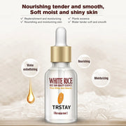 New White Rice Whitening Serum Face Moisturizing Cream Anti Wrinkle Anti Aging Face Fine Lines Acne Treatment Skin Care