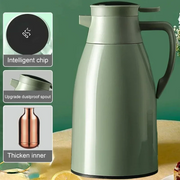 Xiaomi 2L Coffee Thermos Household Digital Display Glass Liner Vacuum Flasks Large Capacity Water Bottle Kitchen Thermal Kettle