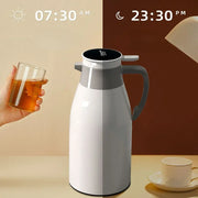 Xiaomi 2L Coffee Thermos Household Digital Display Glass Liner Vacuum Flasks Large Capacity Water Bottle Kitchen Thermal Kettle