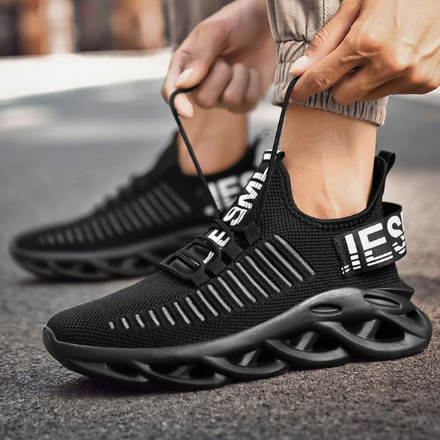 Men Shoes Comfortable Sneakers Breathable Running Shoes For Men Mesh Tenis Sport Shoes Waling Sneakers