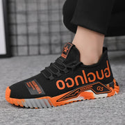 Men Mesh Breathable Casual Sneakers Men's Lightweight Sports Running Shoes Men Tennis Shoes Comfortable Breathable Running Shoes