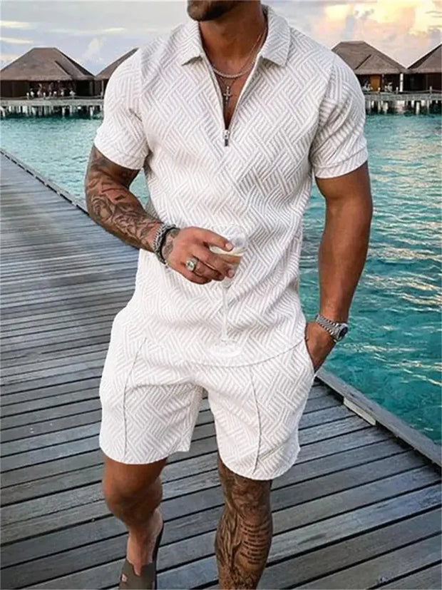 summer mens polo shirt sets Men's 3D Print Oversized men clothing streetwear Shorts Sleeve tee graphic t shirts Tracksuit men