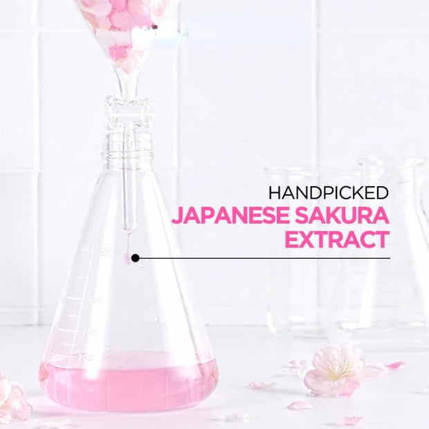 Garnier Cherry Blossom Shine Enhancing Acne Treatment Serum with Hyaluronic Acid - Suitable for Dry, Sensitive Skin