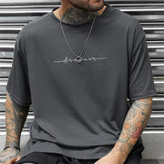 Simple Summer Men's T-shirt High-quality Men's Top Everyday Casual Sports Shirt Trend New Clothing Oversized Loose Short Sleeve
