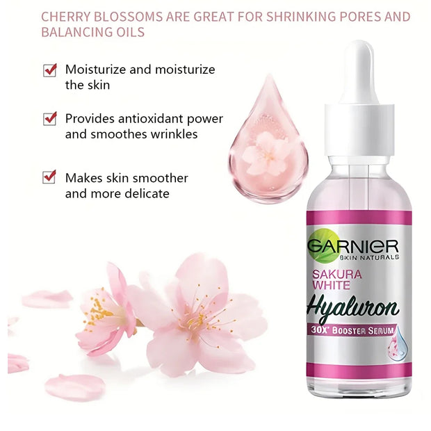 Sakura Glow 30x Hyaluronic Booster Skin Care Face Serum Natural Glow Serum Nourishing Serum Face Moisturizer