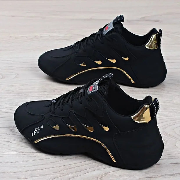 Men New Fashion Casual Sneakers for Light Soft Breathable Vulcanize Shoes High Quality Soft Leather Sneakers Zapatillas De Mujer
