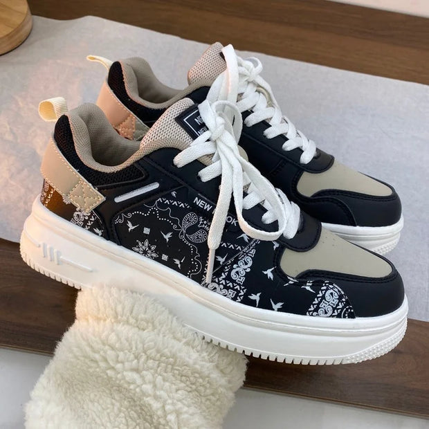 Fashion Women Canvas Shoes Casual  Vulcanize Sneakers Breathable Sport Walking Running Spring Platform Flats kawaii shoes