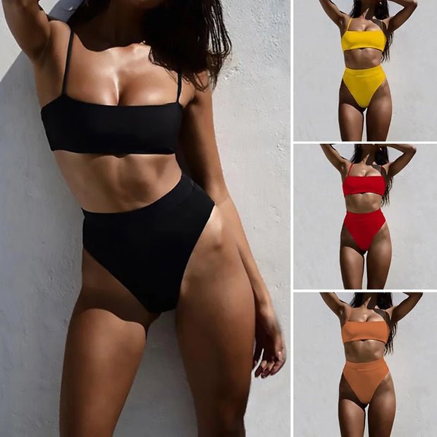 High Waist Bikinis Bathing Suits Beach Bikini Sexy Bikini Set for Women Swimwear Female Push Up Brazilian Swimsuit Mujer Biquini