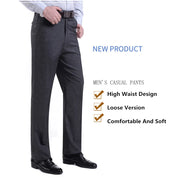 MRMT 2024 Brand Men's Trousers Middle-aged Men Trousers Casual Loose Thin Pants for Male Straight High Waist Man Trouser Pant