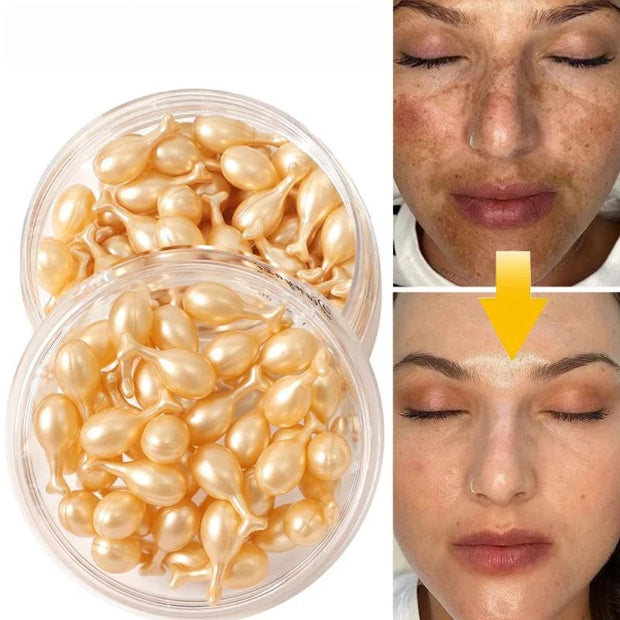 Facial Serum Anti Wrinkle Facial Serum Hyaluronic Acid Capsules Cream Blemish Acne Removal Whitening Moisturizing Skin Care